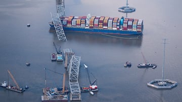 FBI agents boarded the Dali container ship responsible for bringing down the Francis Scott Key Bridge after slamming into a support pillar last month.