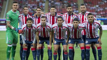 Chivas en un partido del Clausura 2019 en el EstadIo Akron.