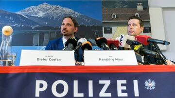 Dieter Csefan y Hansjoerg Mayr explican los detalles de la operación antidopaje realizada en los Mundiales de Esquí Nórdico que se celebran en Austria y que se saldó con nueve detenidos.