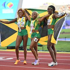 Amazing Fraser-Pryce leads Jamaican clean sweep in women’s 100 metres