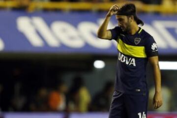 Buenos Aires 01 Abril 2017
Boca Juniors vs Defensa y Justicia por la 18va fecha del Torneo Argentino, en el La Bombonera.
Sebastian Perez de Boca Juniors
Foto Ortiz Gustavo