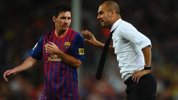 Messi was a key figure for current City boss Pep Guardiola throughout the former Barcelona coach's four-year reign at the Camp Nou.