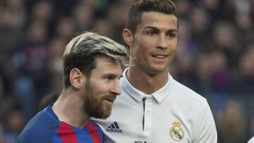 Messi con Cristiano.