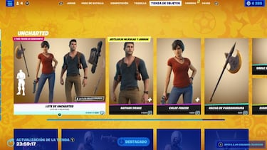 Fortnite x Uncharted: skins Nathan Drake y Chloe Frazer ya disponibles