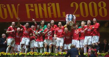 En la final de Rusia 2008 el equipo de Sir Alex Ferguson derrotó al Chelsea en una emocionante tanda de penales. Posteriormente jugó 2 finales más ante el Barcelona pero las perdió.