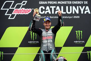 Fabio Quartararo, el ganador de la prueba.