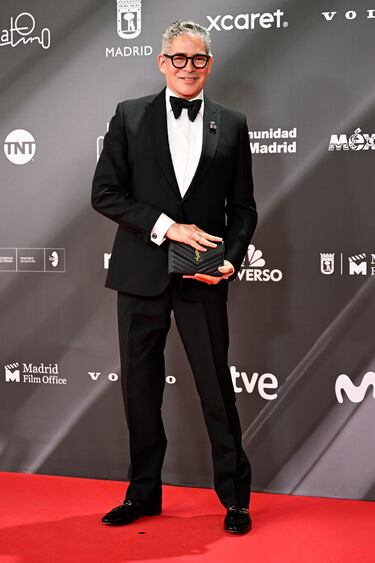 Boris Izaguirre posa en la alfombra roja. 
