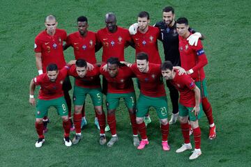 Equipo de la selecci¨®n de Portugal.
