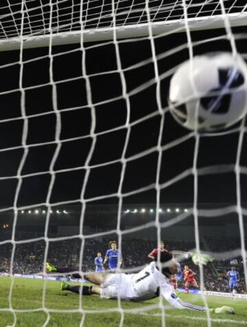 Bayern de Munich - Chelsea. 1-1. Ribery anota el del empate.