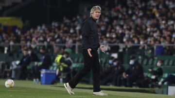 Pellegrini, en un partido.