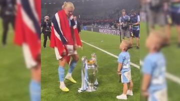 La divertida confusión del hijo de Phil Foden con Haaland que se volvió viral