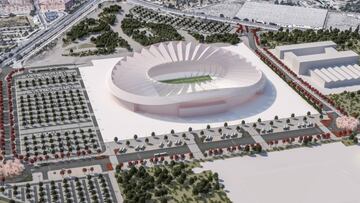 Así lucirán los aledaños del Wanda Metropolitano.