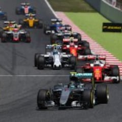 Así fue el accidente de Hamilton que le sacó del GP de España