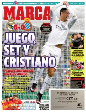 Portadas de la prensa mundial