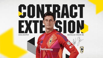 Nicholas Hagen firma nuevo contrato con el Columbus Crew