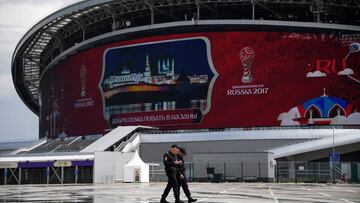 Uno de los estadios de la Confecup.