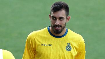 Borja Iglesias con el Espanyol.