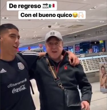 El Tri Sub-17 se encontró con 'Quico' antes de volar México