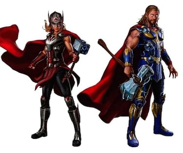 Thor Love and Thunder: así son las nuevas y espectaculares armaduras de Thor y Jane Foster