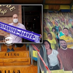 Jito, un trotamundos del fútbol agobiado con su bar en Vitoria por culpa de la COVID-19