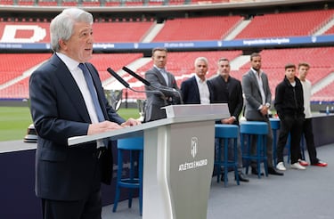 El Atlético premia los 25 años de fidelidad