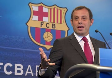 Sandro Rosell, en su época al frente del Barcelona.