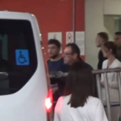 Rodrigo visita un hospital de Barcelona para comprobar el estado de su lesión