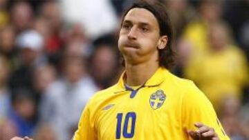 <b>PROTAGONISTA.</b> Ibrahimovic ha sido uno de los destacados en la goleada de Suecia.