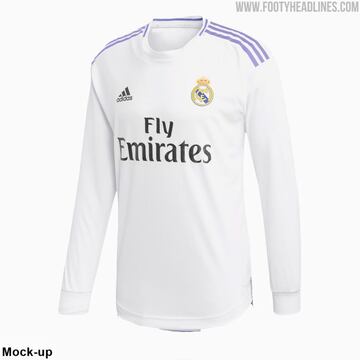 Footy Headlines ha creado una maqueta de la que sería la equipación del Real Madrid para el curso 2022/2023.