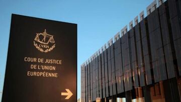 Imagen del Tribunal de Justicia de la Unión Europea, donde se celebra el juicio por la Superliga Europea.