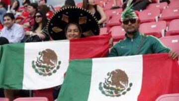 La afici&oacute;n mexicana sigui&oacute; a los suyos hasta el sur del continente americano.