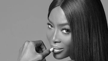 La supermodelo brit&aacute;nica Naomi Campbell en un posado promocional para &#039;CHANEL Watches&#039;.