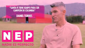 Sobre las opciones que ve en Santa Fe de ser campeón de la liga y su paso por el fútbol de Europa, al que define como superior que el suramericano.