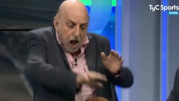 La última de Pagani: ¡se cayó en un programa en vivo!