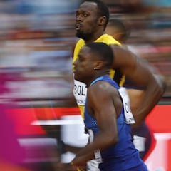 Bolt remonta y deja ganar a Coleman en su semifinal