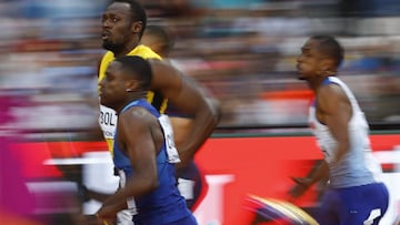 Bolt remonta y deja ganar a Coleman en su semifinal