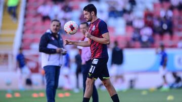 Paolo Yrizar durante un partido con Chivas