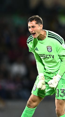 Pablo Sisniega of San Diego during the round one second leg match between Pumas UNAM and San Diego FC as part of the CONCACAF Champions Cup 2026, at Olimpico Universitario Stadium on February 10, 2026 in Mexico City, Mexico.