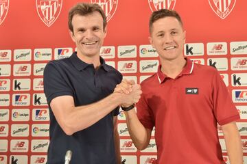 La presentación de Ander Herrera en su vuelta a San Mamés