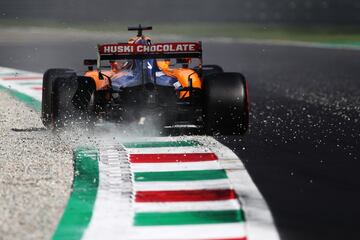 Las imágenes de la pole de Leclerc en Monza