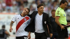 Juan Fernando Quintero y Marcelo Gallardo