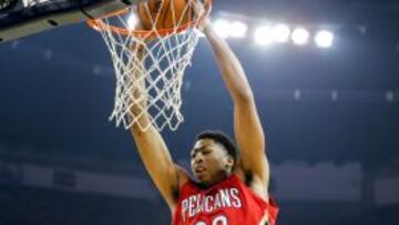 Anthony Davis se exhibe ante unos Thunder sin Kevin Durant