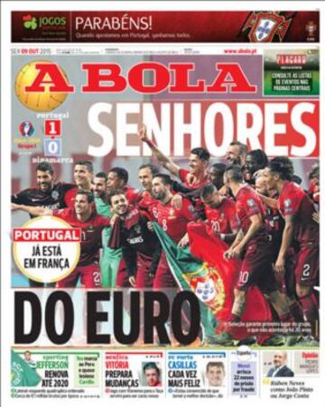 Portadas de la prensa deportiva