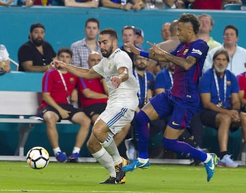 Carvajal y Neymar.