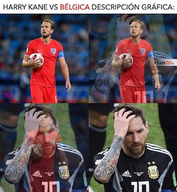 Los memes del triunfo de Bélgica ante Inglaterra