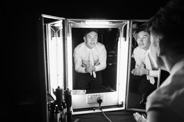 Barry Keoghan entre bastidores durante los EE BAFTA Film Awards 2024 en el Royal Festival Hall el 18 de febrero de 2024 en Londres, Inglaterra.