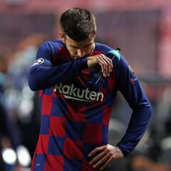 "Shame": Piqué says "I will be first to step aside" after humiliating Barcelona defeat
