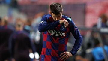 "Shame": Piqué says "I will be first to step aside" after humiliating Barcelona defeat