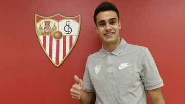 Reguilón, ya como sevillista.