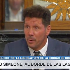 El Simeone más puro: lágrimas de emoción al recibir esta distinción